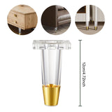 Maxbell Furniture Leg Protector Acrylic Sturdy TV Cabinet Foot for Shelf Bed 12 cm