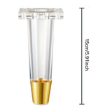 Maxbell Furniture Leg Protector Acrylic Sturdy TV Cabinet Foot for Shelf Bed 15 cm