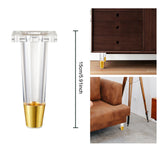 Maxbell Furniture Leg Protector Acrylic Sturdy TV Cabinet Foot for Shelf Bed 15 cm