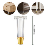 Maxbell Furniture Leg Protector Acrylic Sturdy TV Cabinet Foot for Shelf Bed 15 cm
