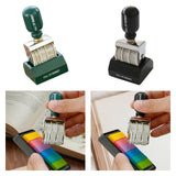 Maxbell Rollers Date Stamp Sturdy Date Stamper for Craft Scrapbooking  Green Handle
