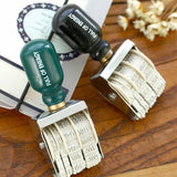 Maxbell Rollers Date Stamp Sturdy Date Stamper for Craft Scrapbooking  Green Handle