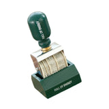 Maxbell Rollers Date Stamp Sturdy Date Stamper for Craft Scrapbooking  Green Handle