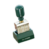 Maxbell Rollers Date Stamp Sturdy Date Stamper for Craft Scrapbooking  Green Handle