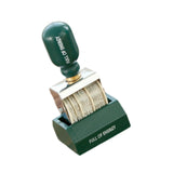 Maxbell Rollers Date Stamp Sturdy Date Stamper for Craft Scrapbooking  Green Handle