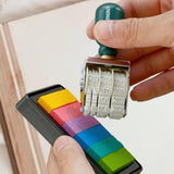 Maxbell Rollers Date Stamp Sturdy Date Stamper for Craft Scrapbooking  Green Handle