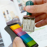 Maxbell Rollers Date Stamp Sturdy Date Stamper for Craft Scrapbooking  Green Handle
