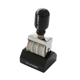 Maxbell Rollers Date Stamp Sturdy Date Stamper for Craft Scrapbooking  Black Handle