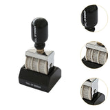 Maxbell Rollers Date Stamp Sturdy Date Stamper for Craft Scrapbooking  Black Handle