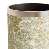 Maxbell Trash Can PU Leather Accessory Garbage Can for Bedroom Bathroom Laundry Room Style B