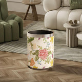 Maxbell Trash Can PU Leather Accessory Garbage Can for Bedroom Bathroom Laundry Room Style D