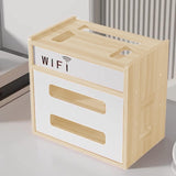 Maxbell Router Storage Box Dustproof Cable Management Case for Office Home Household