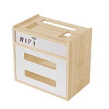 Maxbell Router Storage Box Dustproof Cable Management Case for Office Home Household