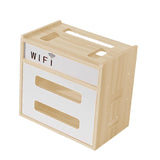 Maxbell Router Storage Box Dustproof Cable Management Case for Office Home Household