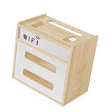 Maxbell Router Storage Box Dustproof Cable Management Case for Office Home Household