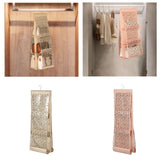 Maxbell over Door Bag Organizer Organization Hanging Bags Rack for Crafts Shoes Wall White