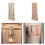 Maxbell over Door Bag Organizer Organization Hanging Bags Rack for Crafts Shoes Wall White