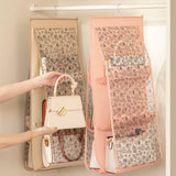 Maxbell over Door Bag Organizer Organization Hanging Bags Rack for Crafts Shoes Wall White