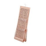 Maxbell over Door Bag Organizer Organization Hanging Bags Rack for Crafts Shoes Wall Pink