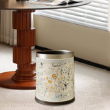 Maxbell PU Leather Trash Can Practical Waste Basket for Living Room Kitchen Bathroom