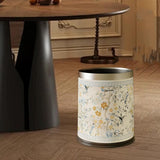 Maxbell PU Leather Trash Can Practical Waste Basket for Living Room Kitchen Bathroom