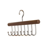 Maxbell Belt Hanger Wood 360 Degree Rotatable Stable Tie Rack for Tank Top