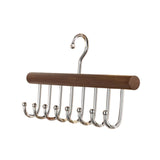 Maxbell Belt Hanger Wood 360 Degree Rotatable Stable Tie Rack for Tank Top