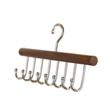 Maxbell Belt Hanger Wood 360 Degree Rotatable Stable Tie Rack for Tank Top