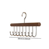 Maxbell Belt Hanger Wood 360 Degree Rotatable Stable Tie Rack for Tank Top