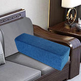 Maxbell Couch Arm Rest Pillow Elbow Support Pad Sitting Armrest Cushion Deep Blue