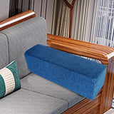Maxbell Couch Arm Rest Pillow Elbow Support Pad Sitting Armrest Cushion Deep Blue