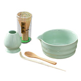 Maxbell 5 Pieces Matcha Set Japanese Tea Making for Friends Tea Lovers Holiday Gifts Blue