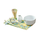 Maxbell 7Pcs Matcha Whisk Set Japanese Utensils Gift Handcrafted Making Tools Sifter White