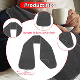 Maxbell Adults Bib Scarf Versatile for Eating Convenient Dining Bib for Women Dark Gray