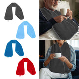 Maxbell Adults Bib Scarf Versatile for Eating Convenient Dining Bib for Women Dark Gray