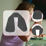 Maxbell Adults Bib Scarf Versatile for Eating Convenient Dining Bib for Women Dark Gray