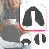 Maxbell Adults Bib Scarf Versatile for Eating Convenient Dining Bib for Women Dark Gray