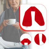 Maxbell Adults Bib Scarf Versatile for Eating Convenient Dining Bib for Women Red