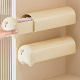 Maxbell Underwear Socks Storage Box Pull Out Cabinet Closet Organizer for Belts Ties Milk White