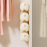 Maxbell Underwear Socks Storage Box Pull Out Cabinet Closet Organizer for Belts Ties Milk White