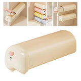 Maxbell Underwear Socks Storage Box Pull Out Cabinet Closet Organizer for Belts Ties Milk White