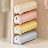 Maxbell Underwear Socks Storage Box Pull Out Cabinet Closet Organizer for Belts Ties Blue
