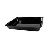 Maxbell Serving Tray Reusable Black Large Unbreakable Plate for Veggies Sushi Snacks 80x31x6cm