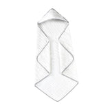 Maxbell Hooded Baby Bath Towel Soft Newborn Essential Towel for Kids Newborn Neutral White