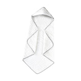 Maxbell Hooded Baby Bath Towel Soft Newborn Essential Towel for Kids Newborn Neutral White