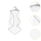 Maxbell Hooded Baby Bath Towel Soft Newborn Essential Towel for Kids Newborn Neutral White