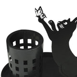Maxbell Cat Pen Holder Versatile Gift Makeup Brush Holder for Home Countertop Office