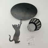 Maxbell Cat Pen Holder Versatile Gift Makeup Brush Holder for Home Countertop Office