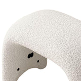 Maxbell Foot Rest Stool Portable Shoe Changing Stool for Bedroom Living Room Doorway white
