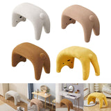 Maxbell Foot Rest Stool Portable Shoe Changing Stool for Bedroom Living Room Doorway white